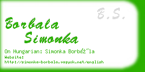 borbala simonka business card